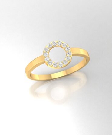 Celestial Circle Diamond Ring