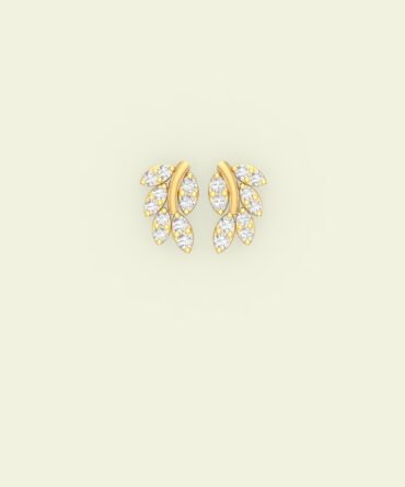 Dewdrop Leaf Marquise Earrings